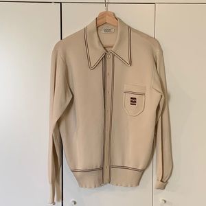 Vintage Cardigan Dagger Collar 70’s